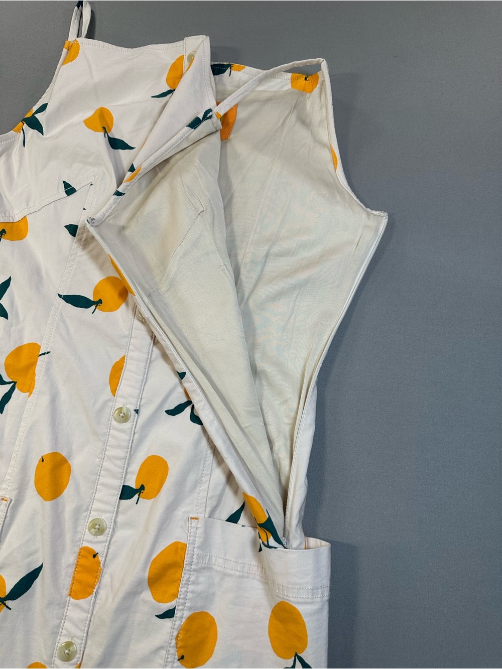 NWT Maeve x Anthropologie Dylan Mierzwinski Colette Citrus Midi Dress - Medium - Picture 12 of 16